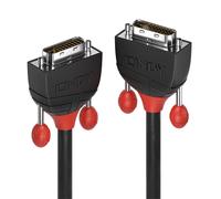 Lindy 36250 DVI cable 0.5 m DVI-D Black