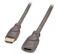 Lindy 0.5m HDMI M/F HDMI cable HDMI Type A (Standard) Black