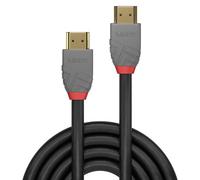 Lindy 0.5M High Speed Hdmi Cable Anthra Line. Cable Length: 0.5 M Connector 1: H
