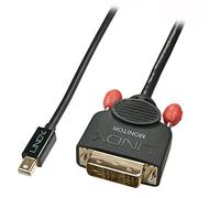 Lindy 0.5m Mini DisplayPort to DVI Cable, Black