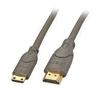 Lindy 0.5m Premium HDMI to Mini HDMI Cable, Anthra
