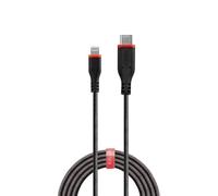 LINDY 0.5m Reinforced USB Type C to Lightning Charge & Sync Cable LINDY 31285 0.