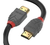 Lindy 0.5m Ultra High Speed HDMI Cable, Anthra Line, HDMI 2.1 Certified 8K, 10K