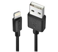LINDY 0.5m USB to Lightning Cable, Black
