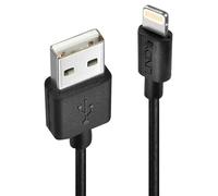 Lindy 0.5m USB to Lightning Cable Black