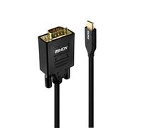 Lindy 0.5m USB Type C to VGA Adapter Cable