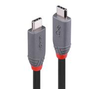 Lindy 0.8m USB 4 Type C Cable. 40Gbps. Anthra Line