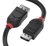LINDY 36494 DisplayPort Cable Black 1.5 m Plug to Plug Audio Visual