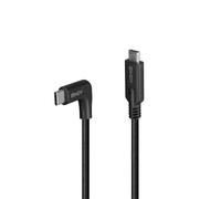 Lindy 1.5m USB 3.2 Type C Cable, 90° Right Angle, 10Gbps