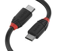 Lindy 1.5m USB 3.2 Type C to C Cable, 20Gbps, Black Line