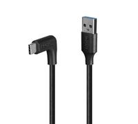 Lindy USB 3.2 A to C Cable 32014, 1.5m, 90° Right Angle, 10Gbps