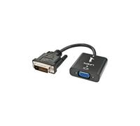 Lindy 10 Cm Video Cable DVI-D Male To HD-15 Female Digital Video - Black