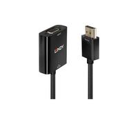 Lindy 10 Cm Video Cable HDMI Type A Male To Female VGA - Shielding - Black