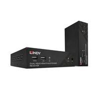 Lindy 100m Cat.6 Dual Head HDMI. USB and RS-232 Extender