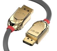 Lindy 10m DisplayPort 1.2 Cable, Gold Line
