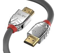 Lindy 10m Standard HDMI Cable, Cromo Line, Premium Design, Gold Plated, with Ethernet, 4K 30Hz HDMI 2.0 10.2G 3D 1080p 120Hz 144Hz HDR ARC CEC ATC Tested TV OLED Monitor Xbox PS4 PS5 Blu-ray Soundbar
