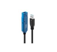 Lindy 10m Usb 3.0 Active Extension Cable in Black Lindy Black