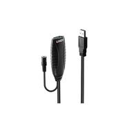 Lindy 10m Usb 3.0 Active Extension in Black Lindy Black