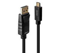 LINDY 10m USB Type C to DP 4K60 Adapter Cable with HDR