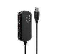 LINDY 12m USB 2.0 Active Extension Pro 4 Port Hub