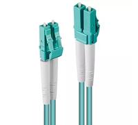 Lindy LC-LC OM3 50/125 Fibre Optic Patch Cable - Aqua, 150m