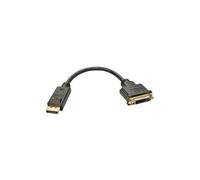 Lindy 15Cm Displayport/DVI Video Cable Dp Male To DVI-D Single-Link Female Black