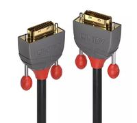 Lindy 15m DVI-D Dual Link Cable Anthra Line. Cable length: 15 m Connector 1: DVI-D Connector 2: DVI-D. Compliance certificates: RoHS Certification: REACH UL