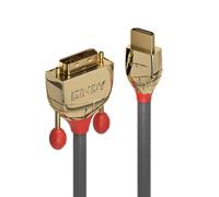 LINDY 15m HDMI to DVI-D Cable, Gold Line