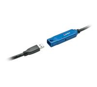 Lindy 15m USB 3.0 Active Extension Pro. Cable length: 15 m. Connector 1: USB A Connector 2: USB A USB version: USB 3.2 Gen 1 (3.1 Gen 1) Maximum data transfer rate: 5 Gbit/s Connector contacts plating