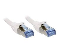 LINDY 1m Cat.6A S/FTP LSZH Snagless Gigabit Ethernet Cable, White
