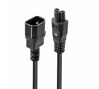 LINDY 1m IEC C14 to IEC C5 Cloverleaf Extension Cable