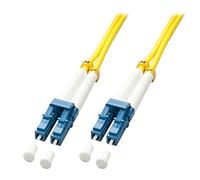 Lindy 1m LC-LC OS2 9/125 Fibre Optic Patch Cable Yellow