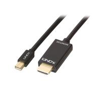 LINDY 1m Mini DisplayPort to HDMI 10.2G Cable, Black