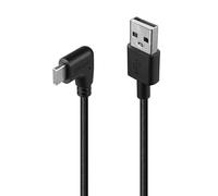Lindy 1m USB 2.0 Type A to Right-Angled USB-C Cable