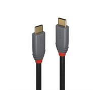 Lindy 1m USB 3.2 Type C Cable 5A PD Anthra Line
