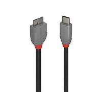 1m USB 3.2 Type C to Micro-B Cable, Anthra Line