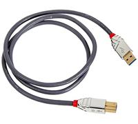 Lindy 1m USB B 3.0 Cable, USB-A Male to USB-B 3.0 Male Type B, Monitor, for External Hard Drive, Scanner, Printer, Cromo Line