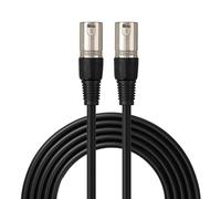 LINDY 1m XLR Male to XLR Male Audio Cable, Premium Balanced 3-Pin Interconnect Wire, Heavy Duty Flexible Lead for Pro Audio, Live Sound, Stage & Studio Rack Equipment