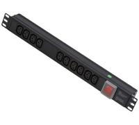 Lindy 1U IEC Horizontal PDU w/ IEC Mains Cable - 10 Way