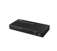 Lindy 2-Port 8K60 HDMI Splitter with Audio and Scaling Down
