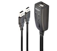LINDY 2 Port USB KM Switch, KM Tastatur & Maus Switch USB für 2 Rechner