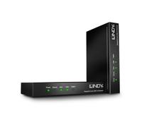 Lindy 200m Fibre Optic DisplayPort 1.2 & USB 2.0 KVM Extender