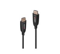 Lindy 20m Fibre Optic Hybrid HDMI 8K60 Cable 20 m HDMI Type A (Standard) HDMI Type A (Standard) 48 Gbit/s Black