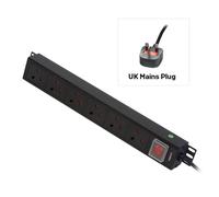 Lindy 29980 Vertical 6 Way UK Plug PDU