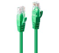 Lindy 2m Cat.6 U/UTP Ethernet Cable, Green
