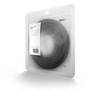 LINDY 2m Cat.6 U/UTP Network Cable, Black 2m Black