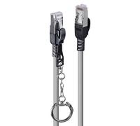Lindy 2M Cat.6A S/Ftp Locking Network Cable Grey. Cable Length: 2 M Cable Standa