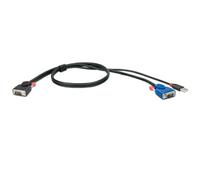 LINDY 2m Combined KVM Cable with USB