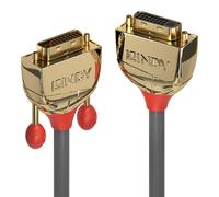 Lindy 2m DVI-D Dual Link Extension Cable, Gold Line