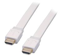 LINDY 2m Flat White Standard HDMI Cable